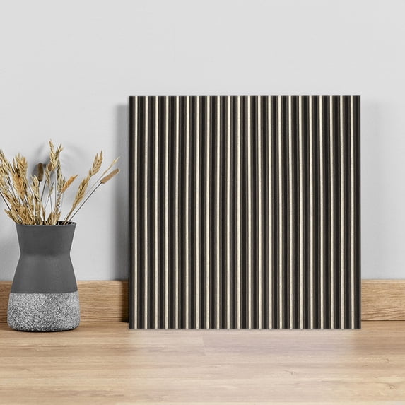 Vintage Brown, Wall Art Painting on Canvas, Ombre Abstract Minimalist Geometric Canvas Art Home Prints Wall Art Framed Modern Artwork for Living Room Bedroom Wall Decor 12x12in