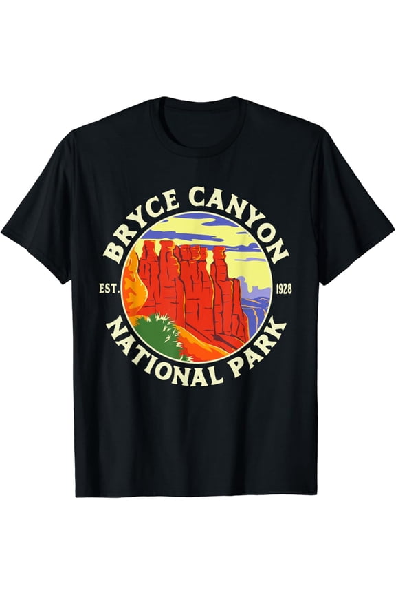 Vintage Bryce Canyon National Park Ut Utah Outdoor Vacation Men & Women T-Shirt - Perfect Gifts For Everyone, Vintage Birthday Gift