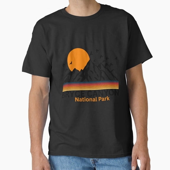 Vintage Bryce Canyon National State Park Classic T-Shirt Sticker T-Shirt - Perfect T-Shirt For Everyone