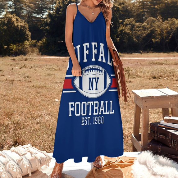 Vintage Buffalo New York NY Football Mafia Sports Gift Sleeveless Dress womens clothing wedding dresses for parties