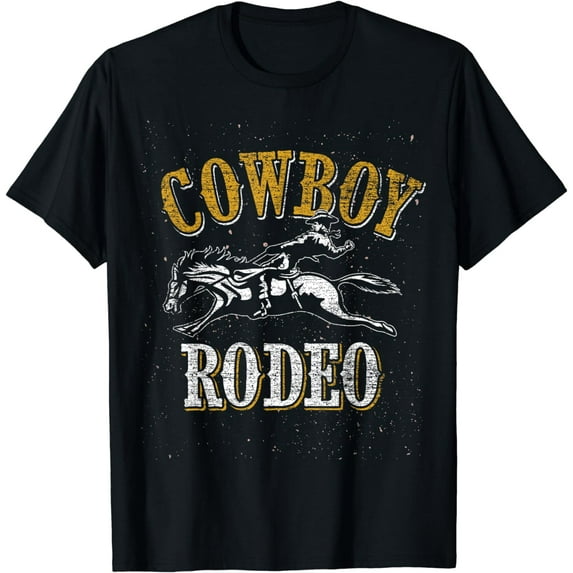 Vintage Bull Riding Rodeo Cowboy T-Shirt