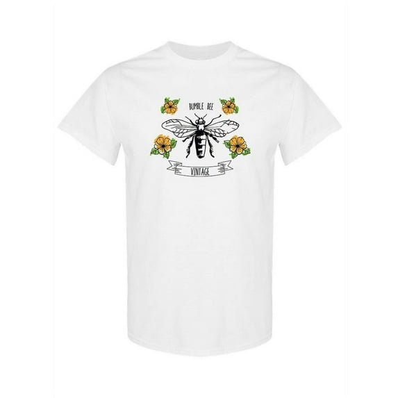 Vintage Bumble Bee T-Shirt Women -SPIdeals Designs, Female Small