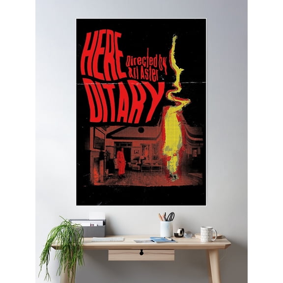 Vintage Burn Movie | Poster Wall Art, Modern Wall Decor For Living Room Bedroom, 12x18 UNFRAMED