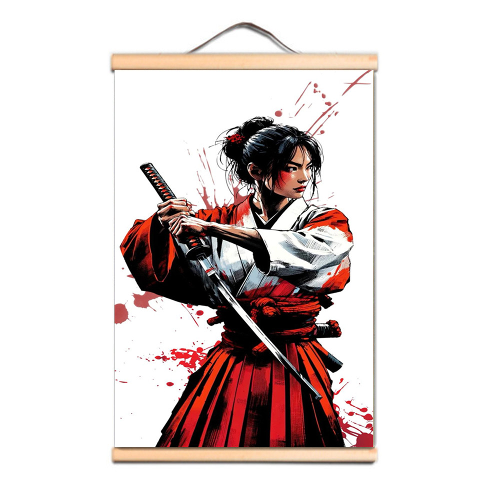 Targa In Metallo Vintage Bushido 20x30 Cm – Decorazione Murale Con Le 7 Virtù Del Samurai – Arredamento Giapponese Per Casa, Bar, Ufficio