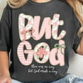 thumbnail image 1 of Vintage But God Shirt, Spirit Religious Shirt, Floral Jesus Shirt, Bible Shirt, Jesus Christian Shirt, Bible Verse Shirt Design, 1 of 5