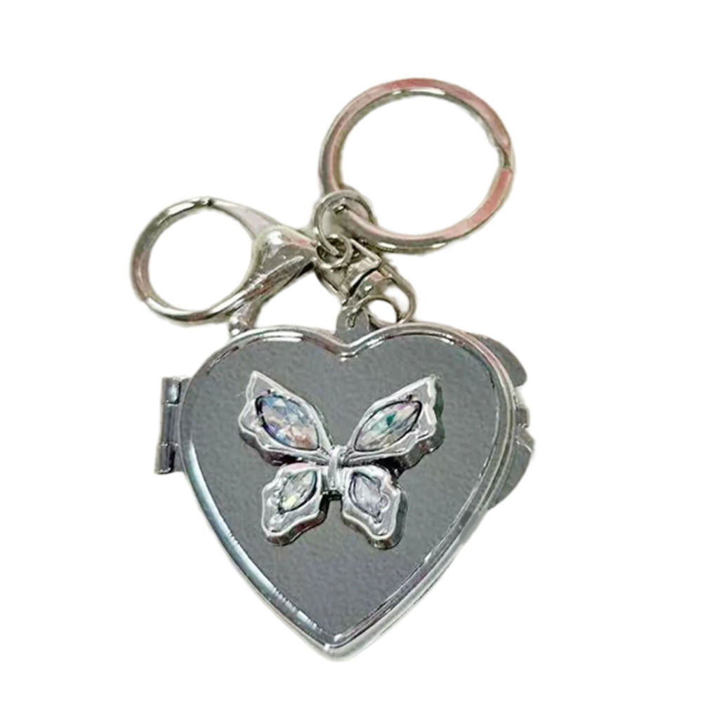 Vintage Butterfly Heart Key Holder Unique Butterfly Heart Keychain ...