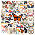 thumbnail image 1 of Vintage Butterfly Stickers, Waterproof Butterfly Sticker for Water Bottle Laptop Phone Cases Planner Skateboard Luggage Helmet Party Favor Decor, Ideal for Adults Teens Teacher Rewards, 1 of 9