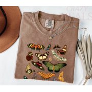 Vintage Butterfly and Moth T-Shirt, Cottagecore Aesthetic Shirt, Cottagecore Shirt, Aesthetic Tshirt, Cottage Core Tee, Vintage Birthday Gift
