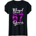 thumbnail image 1 of Vintage By God For 67 Years Old Happy 67th Birthday T-Shirt (1), 1 of 6