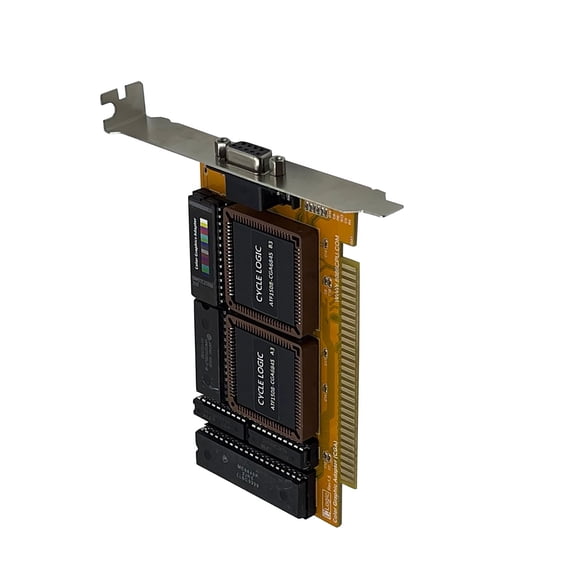 Vintage CGA Graphics Card Small Size, Easy Installation, 16KB Memory for Pentium and Celeron Systems with ISA Interface APPLAYERR Spare Part