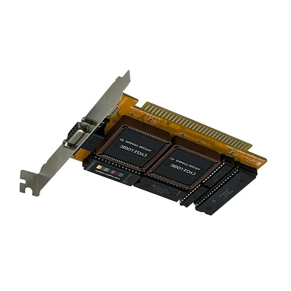 Vintage CGA Graphics Card for ISA Interface RGBI 9-pin Interface Output, 16KB Memory
