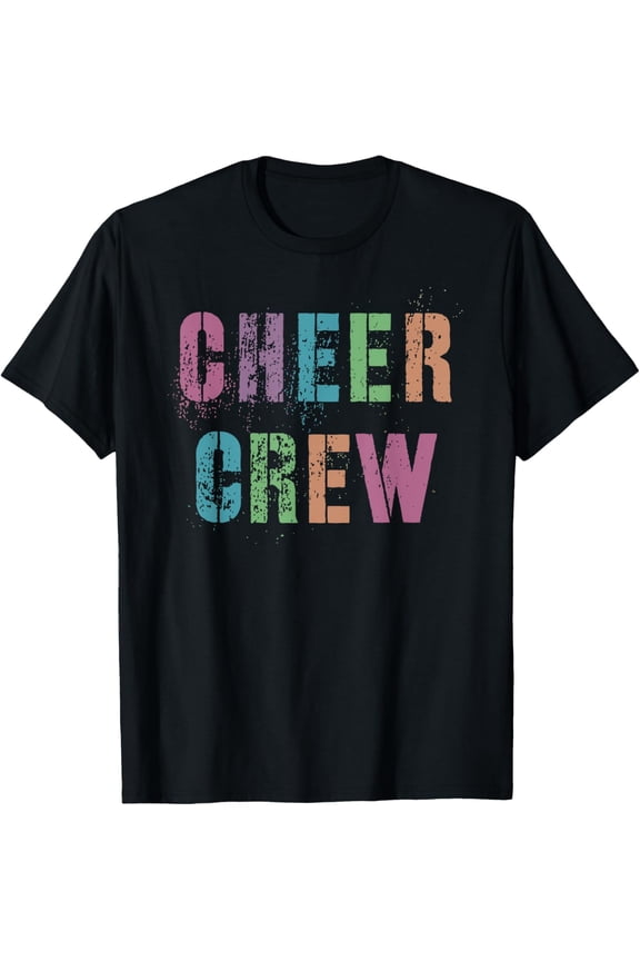 Vintage CHEER CREW Cheerleading Team Cheerleader Girls Loud T-Shirt