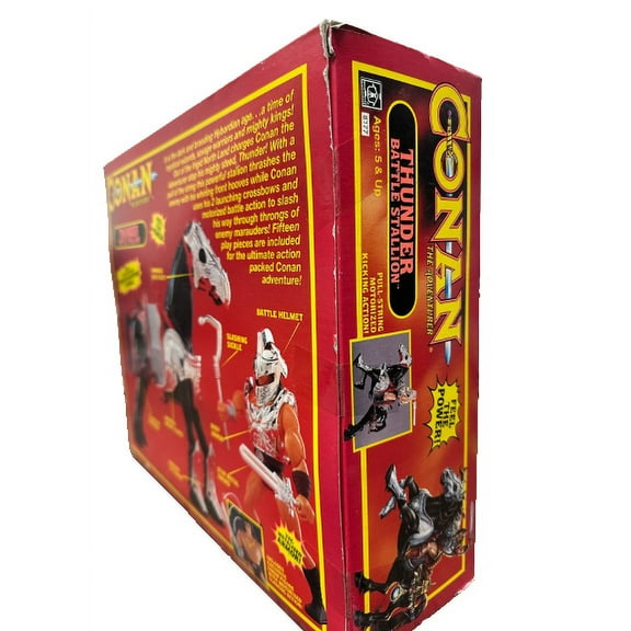 Vintage CONAN The Adventurer Thunder Battle Stallion Toy Action Figure - SEALED