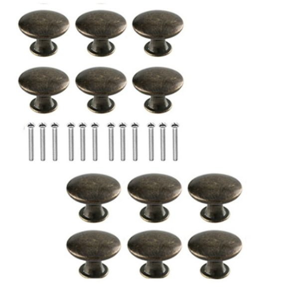 Vintage Cabinet Enhancements, Bronze Oil Rubbed Round Pull Handles, Timeless Accessories for Your Home's Decorative Upgrade