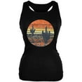thumbnail image 1 of Vintage Cactus Sunset Juniors Soft Tank Top Black SM, 1 of 1