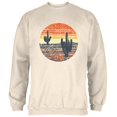 thumbnail image 1 of Vintage Cactus Sunset Mens Sweatshirt Natural 2XL, 1 of 1