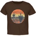 thumbnail image 1 of Vintage Cactus Sunset Toddler T Shirt Brown 3T, 1 of 1