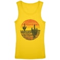 thumbnail image 1 of Vintage Cactus Sunset Youth Girls Tank Top Yellow YMD, 1 of 1