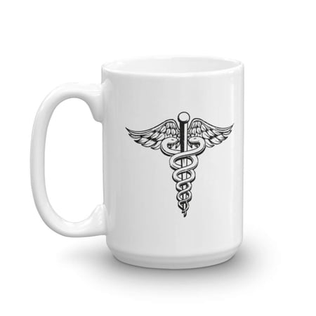 Vintage Caduceus Medical Symbol Coffee & Tea Gift Mug, Birthday Gag Gifts for Men or Women Doctor, Med School Student, Physician Assistant and Future & Retired Pharmacist (15oz) price history and forecast - Make Your Mark