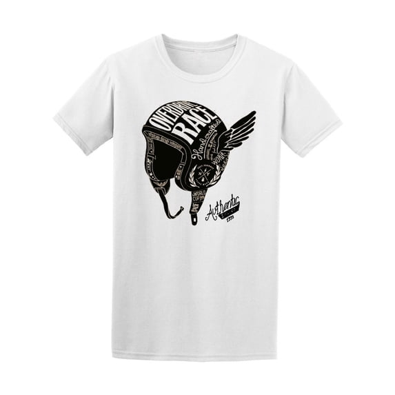 Vintage Cafe Racer Helmert Tee Men's -Image by Shutterstock