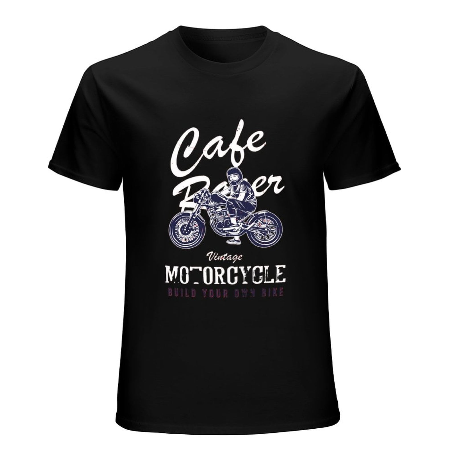 Vintage Cafe Racer Men S Retro Tee Retro Motorcycle Graphic T Shirt