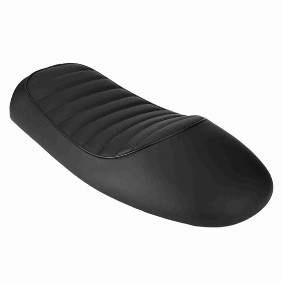 Vintage Cafe Racer Motorcycle Seat Flat Saddle Cushion for CG125 GN CG CB400SS - Black Style B
