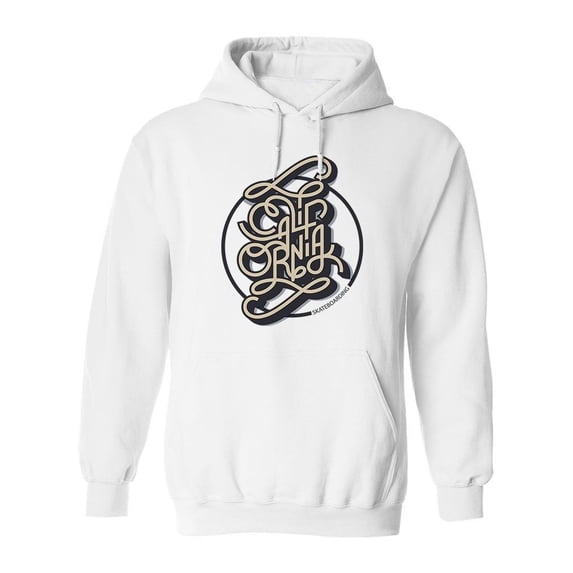 Vintage California Hoodie Men -Image by Shutterstock, Male 4X-Large