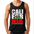 thumbnail image 1 of Vintage California Republic Flag Bear Printed Mens Black Tank Top Small, 1 of 2