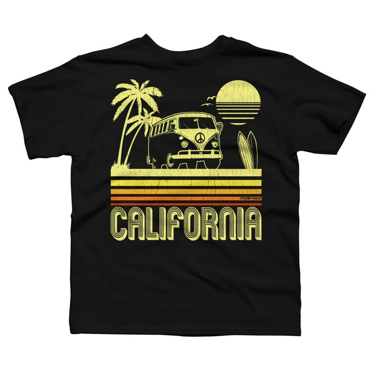 California Retro Surf T Shirt Vintage Van Surfer Distressed California Retro Surf T Shirt Vintage Van Surfer Distressed