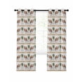 thumbnail image 1 of Vintage Camel Blackout Curtains 45 Inch Length Coconut Trees Deserts Animal Abstract Thermal Insulated Window Curtain Window Drapes 2 Panels for Bedroom Living Room 52"Wx45"L, 1 of 9