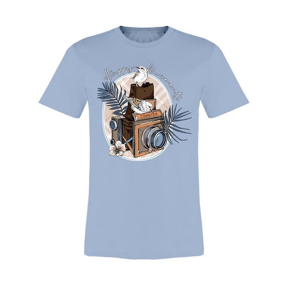 Vintage Camera And Birds Premium Tee Men's -Image by Shutterstock