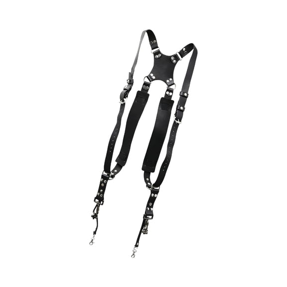 Vintage Camera Harness Double Shoulder Straps For DSLR Equipment AntiSlip Suedes Lining Photography Accessory