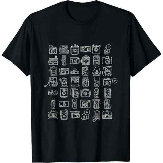 Vintage Camera Tshirt T-Shirt