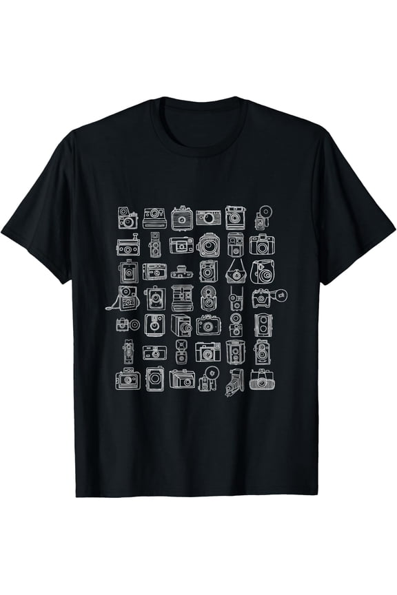 Vintage Camera Tshirt T-Shirt