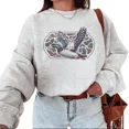 thumbnail image 1 of Vintage Camo Flying Mallard Bird Old School Camo Vintage Crewneck Sweatshirts, DO9052, 1 of 4