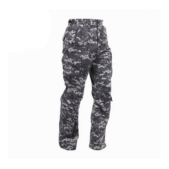 Vintage Camo Paratrooper Fatigue Pants, Subdued Urban Digital Camo