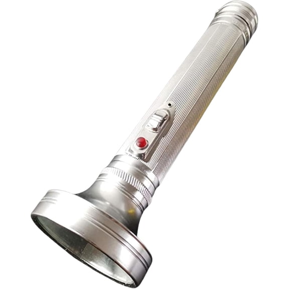 Vintage Camping Flashlight, Retro Handheld Metal Flashlight Old Fashioned Battery Operated Flashlights for Camping Outdoor Home Use Without Battery