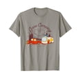 thumbnail image 1 of Vintage Camping Scene T-Shirt Featuring Retro Trailer and Red Truck for Outdoor Adventure Enthusiasts, 1 of 5