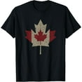 thumbnail image 1 of Vintage Canada Flag Shirt Maple Leaf Canadian Pride T-Shirt T-ShirtPure cotton short-sleeved shirts for both men and women, 1 of 6