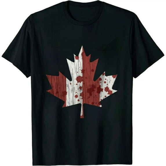 Vintage Canada Flag Shirt Maple Leaf Canadian Pride T-Shirt