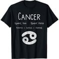 thumbnail image 1 of Vintage Cancer Birthday Horoscope Zodiac Sign Astrology Bday T-Shirt, 1 of 4