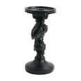 thumbnail image 1 of Vintage Candle Holder for Halloween Decorations, Spooky Skull Heads Crows Candlesticks Holder for Mental Centerpieces Dinner Table Decor, 1 of 5