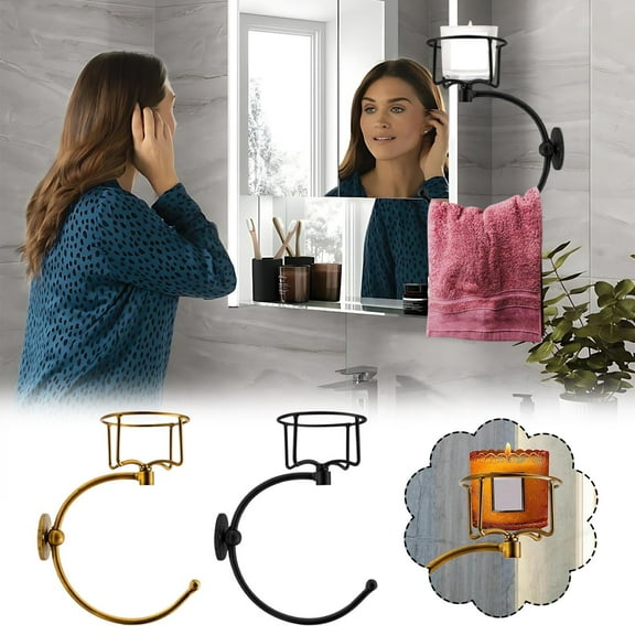 Vintage Candlestick, Decorative Hand Towel Holder and Antique Style Lighting Accessory, Professional Grade Home Decor, Elegant Piece for Enhancing Interior Aesthetics and Tabletop Styling, by UKHCCC