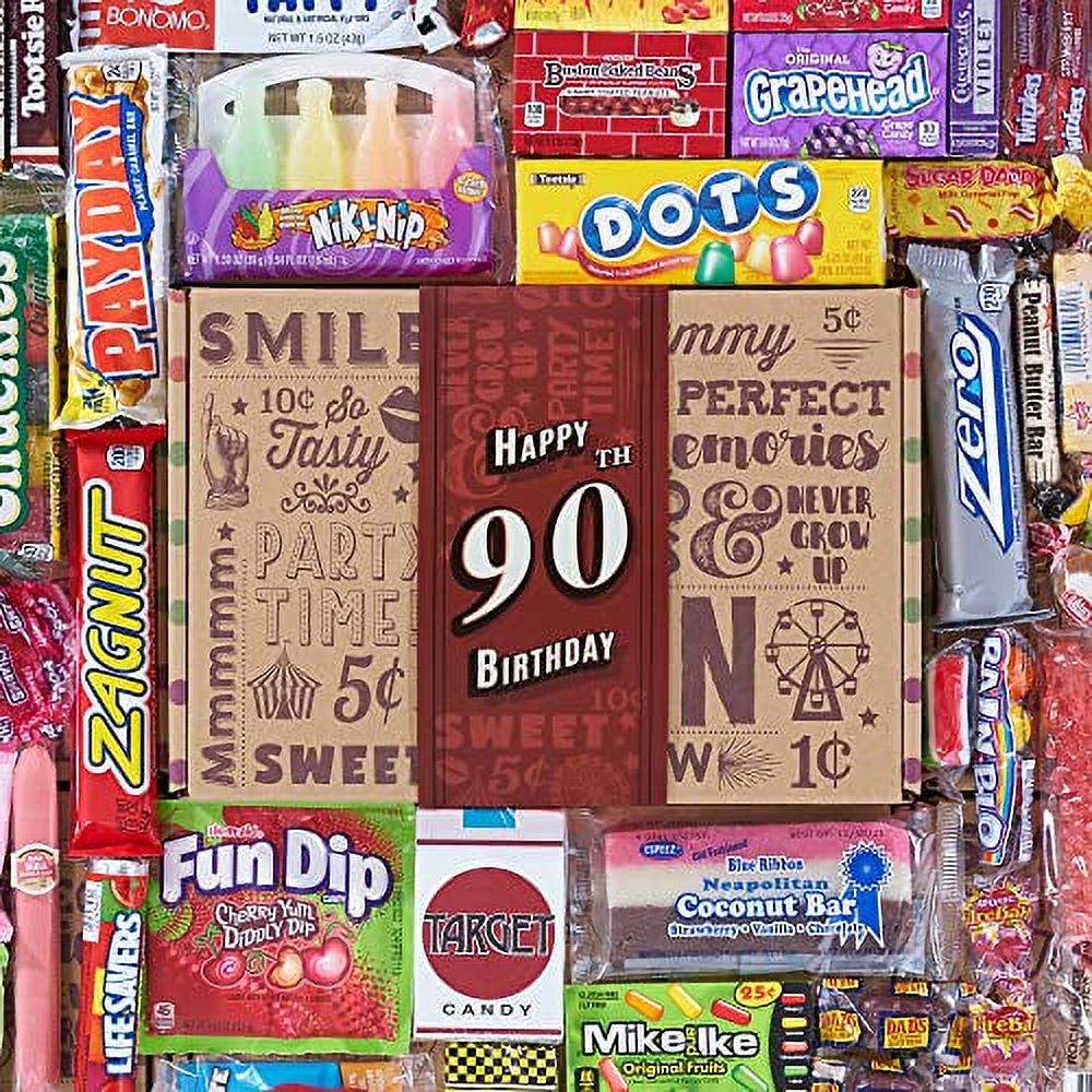 Vintage Candy Co. Retro Birthday Candy Gift Boxes Assorted Nostalgia