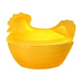 thumbnail image 1 of Vintage Candy Dish with Lid, Hen on Nest Glass Dish, Colorful Candy Bowl for Snacks, Dessert, Cookies, Fruits, Decorative Glass Bowl for Birthdays Party Holiday Decoration (Yellow), 1 of 6