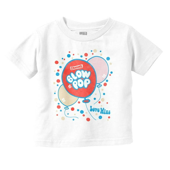 Vintage Candy Logo Love Wins Balloons Toddler Boy Girl T Shirt Infant Toddler Brisco Brands 18M