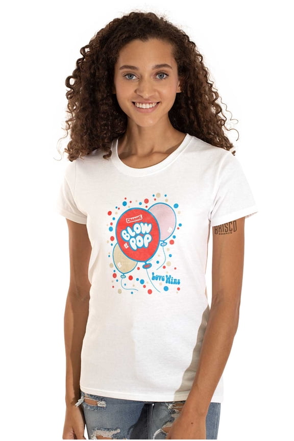 Vintage Candy Logo Love Wins Balloons Women's T Shirt Ladies Tee Brisco Brands M