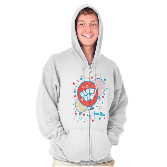 Vintage Candy Logo Love Wins Balloons Zip Up Hoodie Men's Women's Brisco Brands X