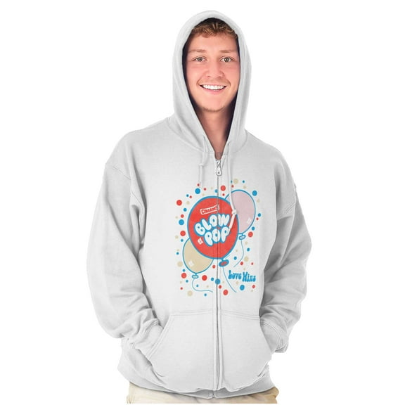 Vintage Candy Logo Love Wins Balloons Zip Up Hoodie Men's Women's Brisco Brands X
