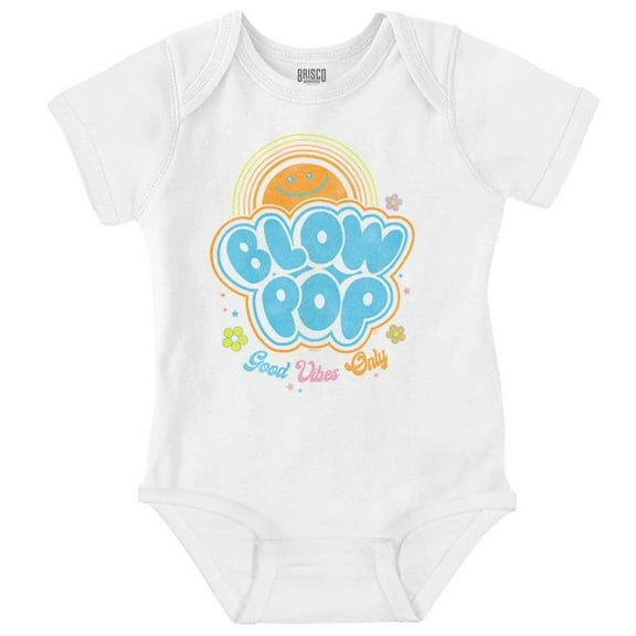 Vintage Candy Lollipop Blow Pop Quote Romper Boys or Girls Infant Baby Brisco Brands NB